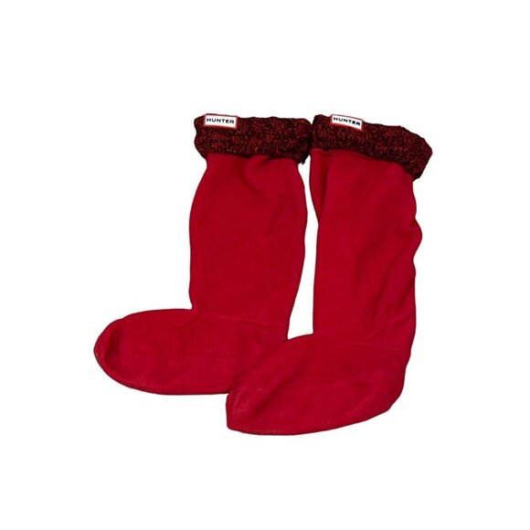 Hunter Red Fleece‎ Tall Boot Liners, KB253 - Picture 1 of 2